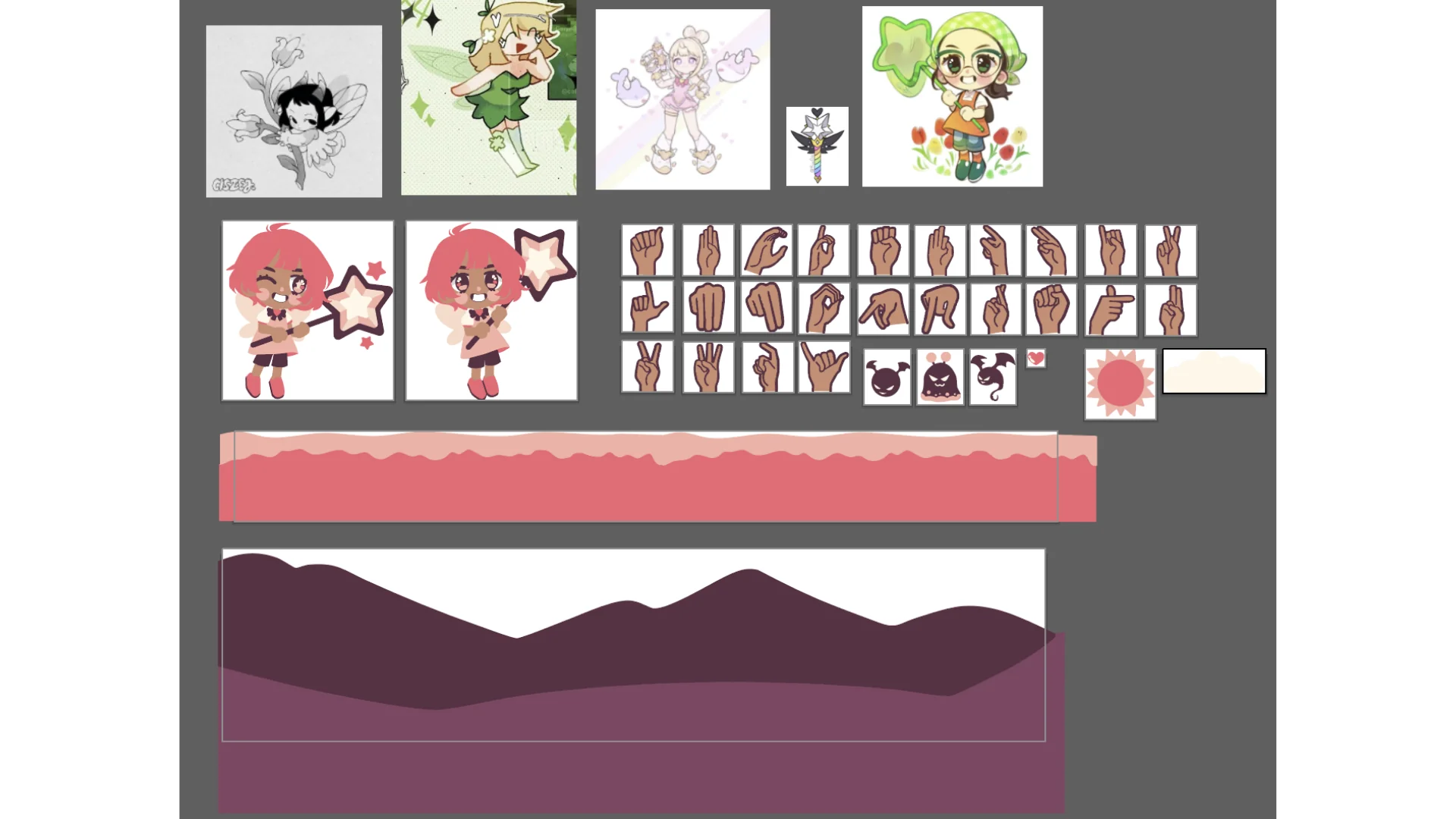 Assets in progress